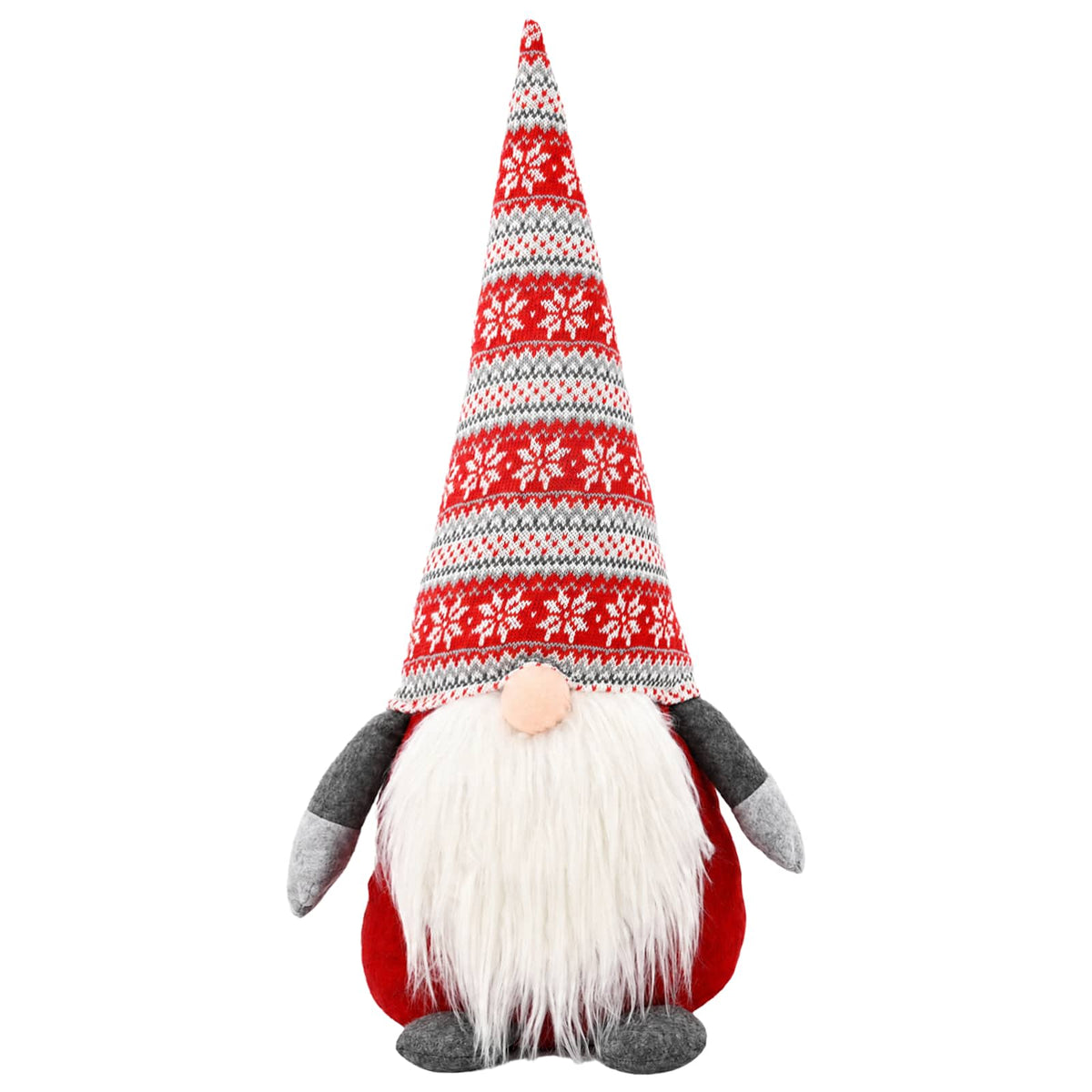 vidaXL Christmas Gnome Red 60 cm Polyester