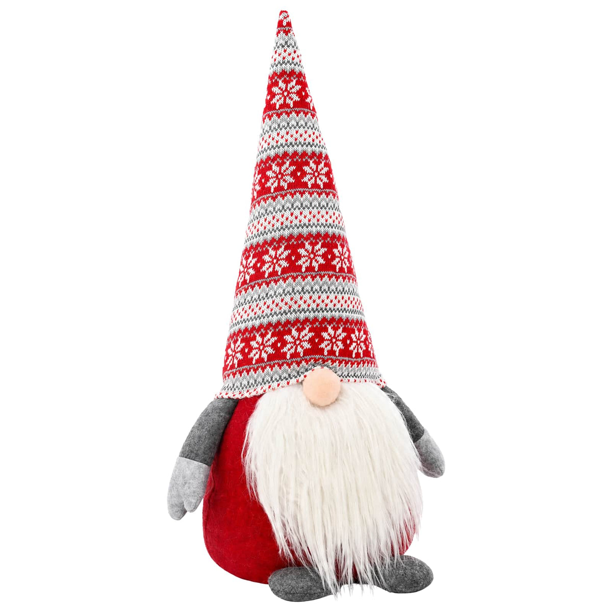 vidaXL Christmas Gnome Red 80 cm Polyester
