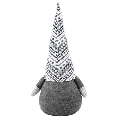 vidaXL Christmas Gnome Grey 45 cm Polyester