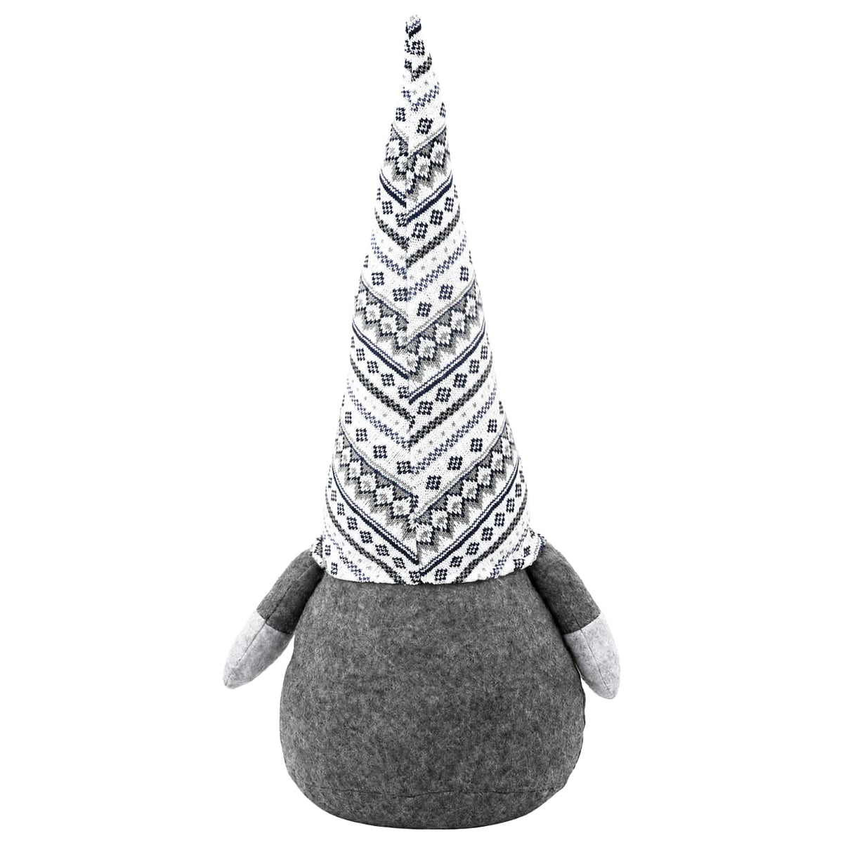 vidaXL Christmas Gnome Grey 80 cm Polyester