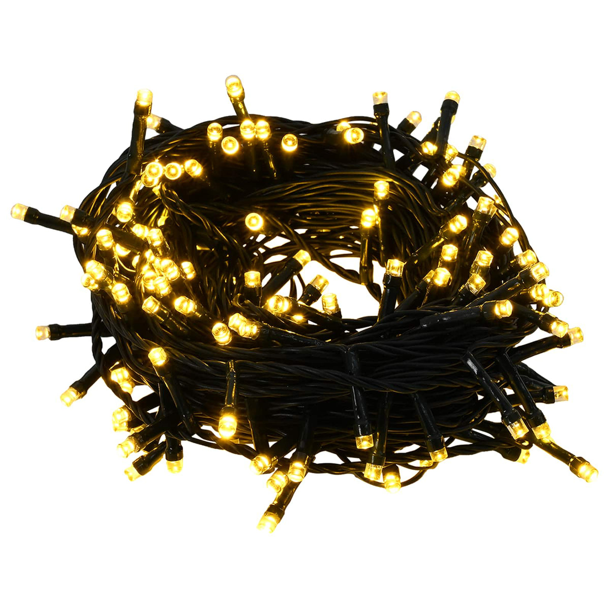vidaXL Christmas Bauble Set 120 pcs Grey Dia. 6 cm Plastic 300 LEDs