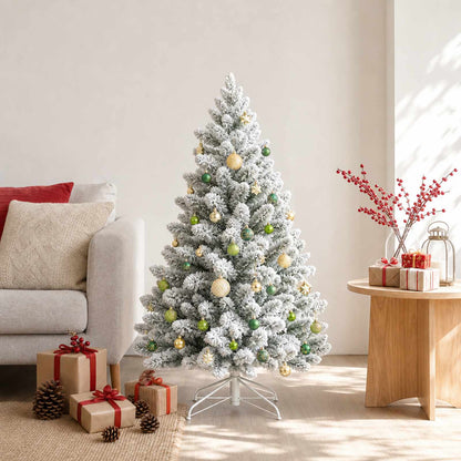 vidaXL Christmas Ball Set 88 pcs Light Green, Gold and Dark Green