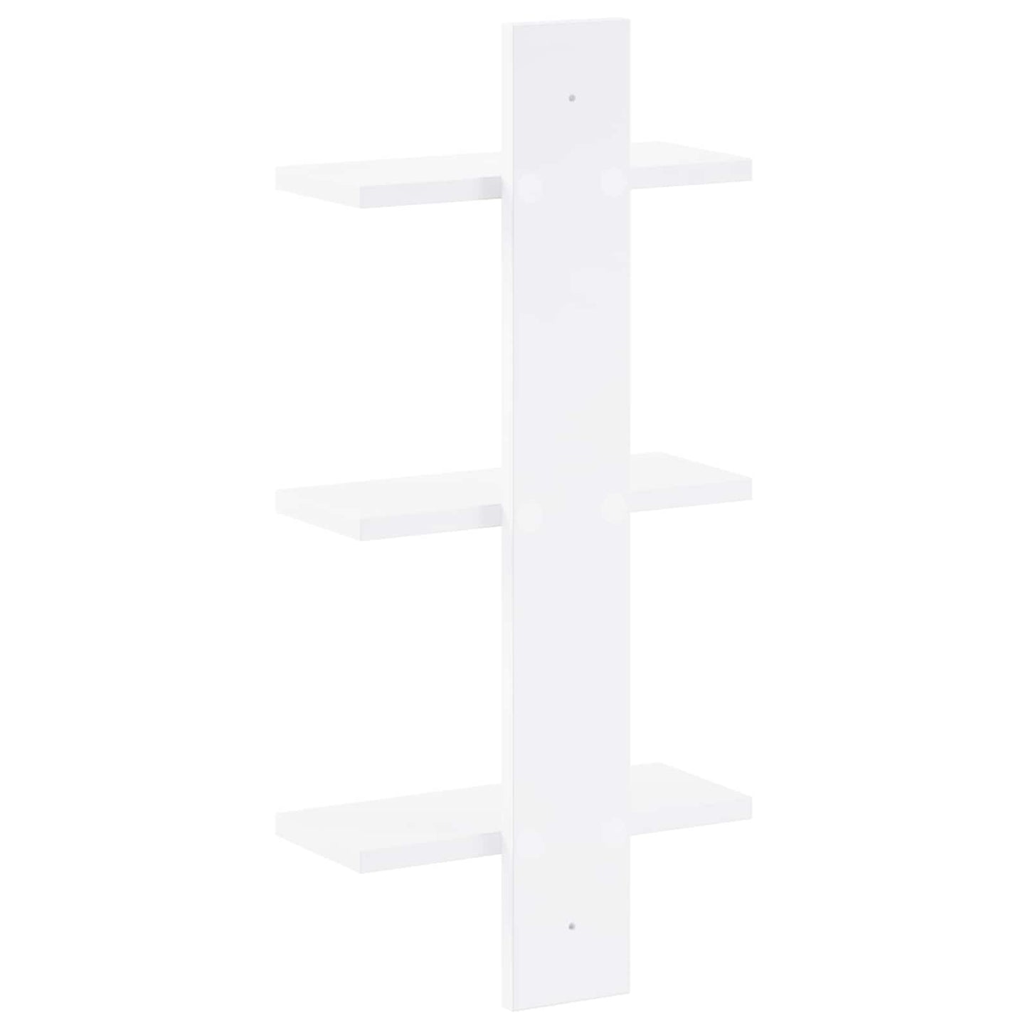 vidaXL Wall Shelf White 30 x 13.5 x 64.5 cm Engineered Wood