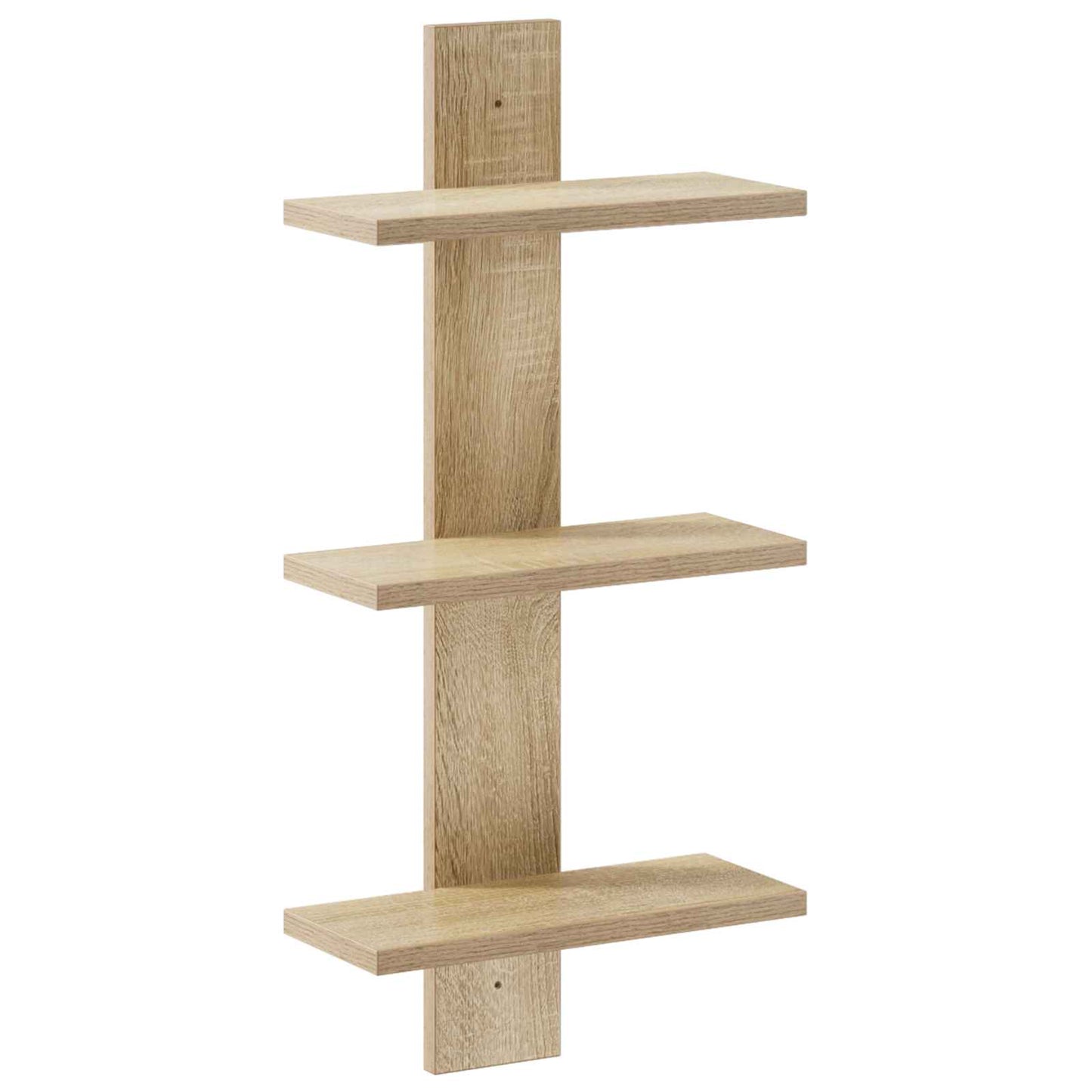 vidaXL Wall Shelf Sonoma Oak 30 x 13.5 x 64.5 cm Engineered Wood