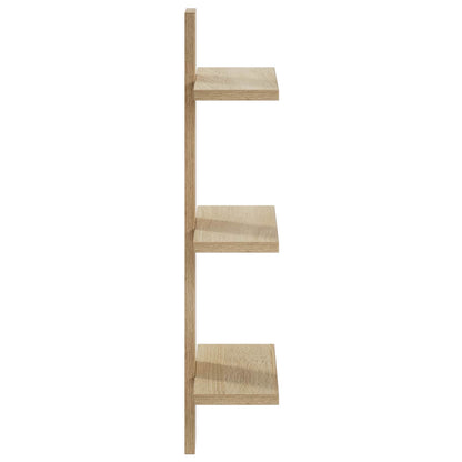 vidaXL Wall Shelf Sonoma Oak 30 x 13.5 x 64.5 cm Engineered Wood