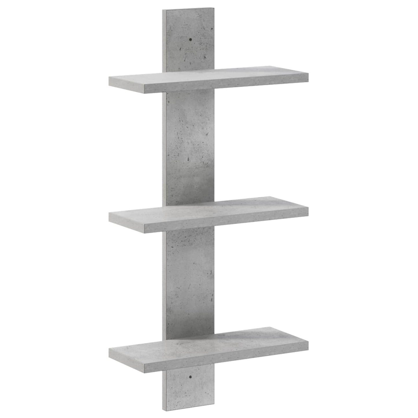 vidaXL Wall Shelf Concrete Grey 30 x 13.5 x 64.5 cm Engineered Wood
