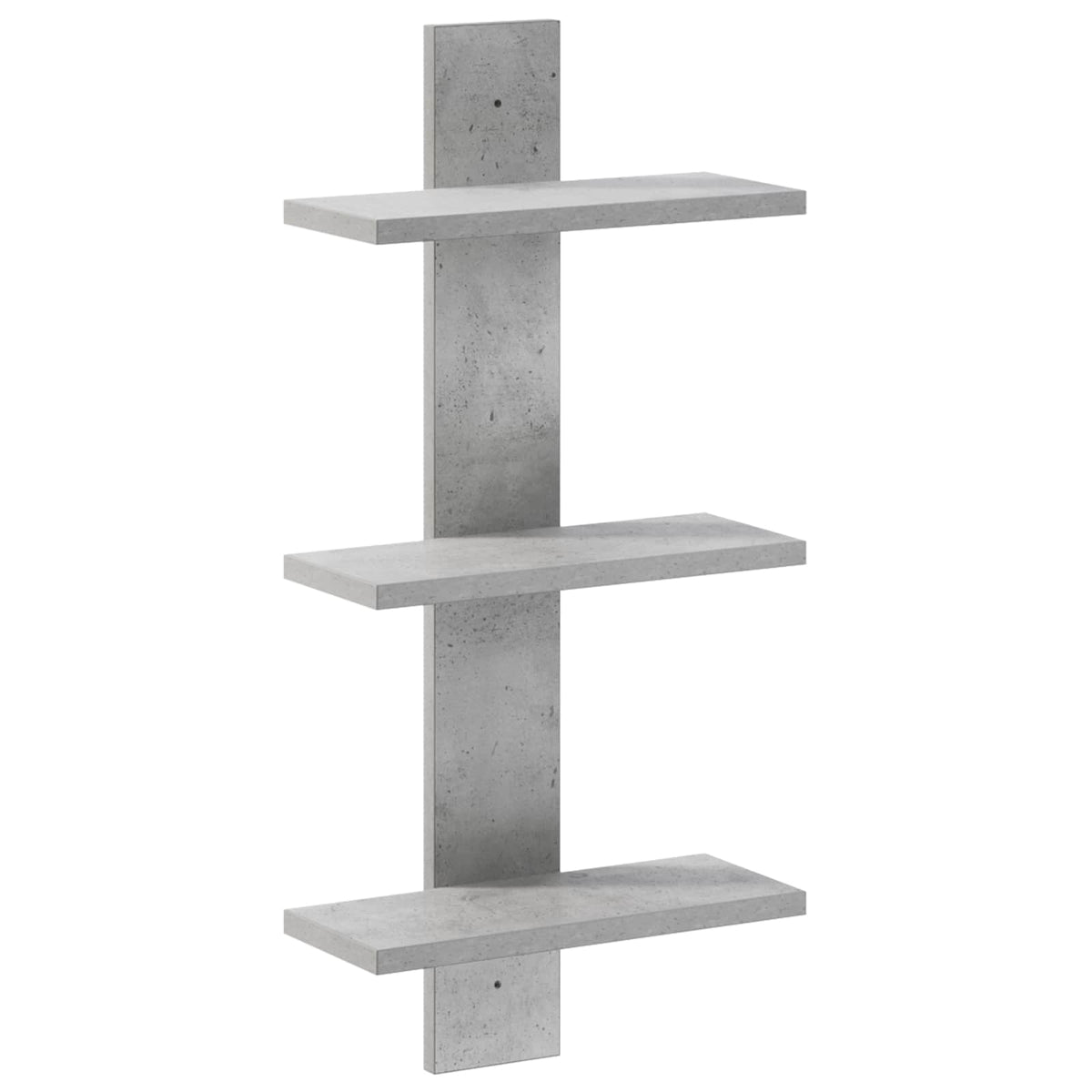 vidaXL Wall Shelf Concrete Grey 30 x 13.5 x 64.5 cm Engineered Wood
