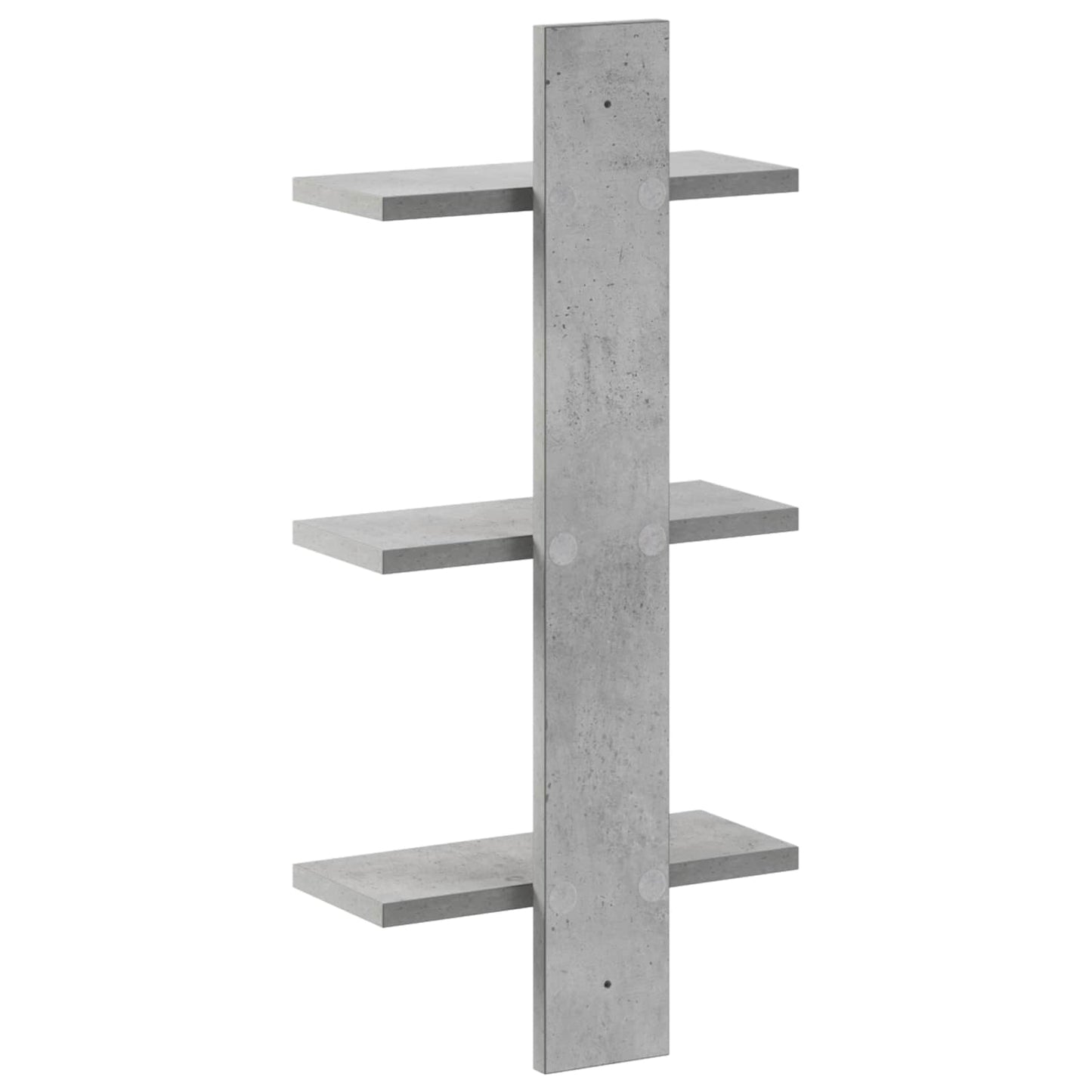 vidaXL Wall Shelf Concrete Grey 30 x 13.5 x 64.5 cm Engineered Wood