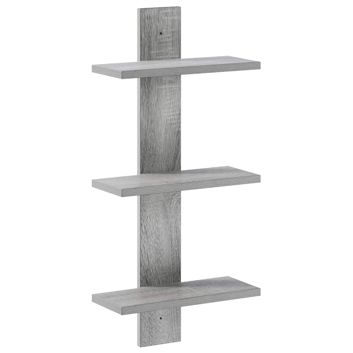 vidaXL Wall Shelf Grey Sonoma 30 x 13.5 x 64.5 cm Engineered Wood