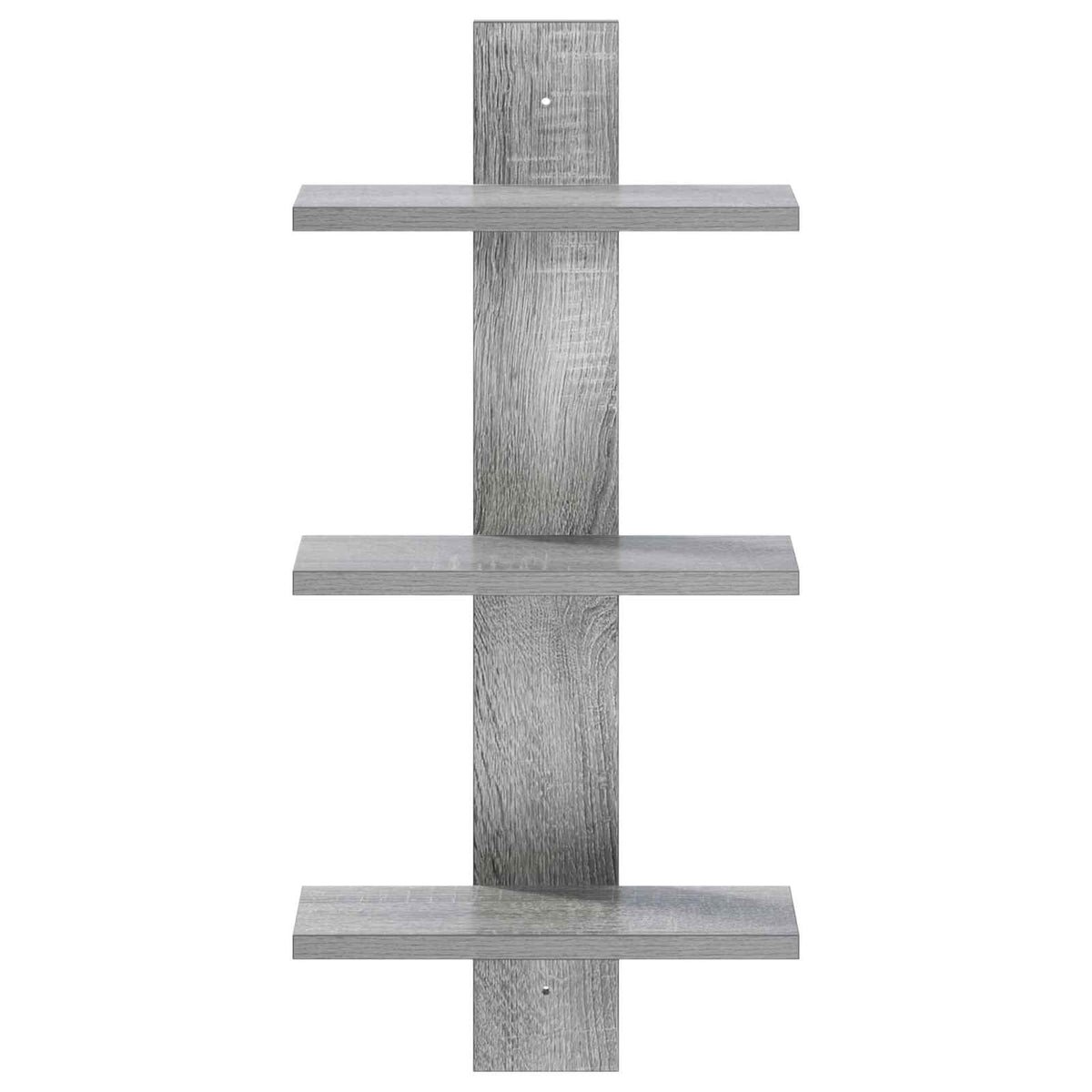vidaXL Wall Shelf Grey Sonoma 30 x 13.5 x 64.5 cm Engineered Wood