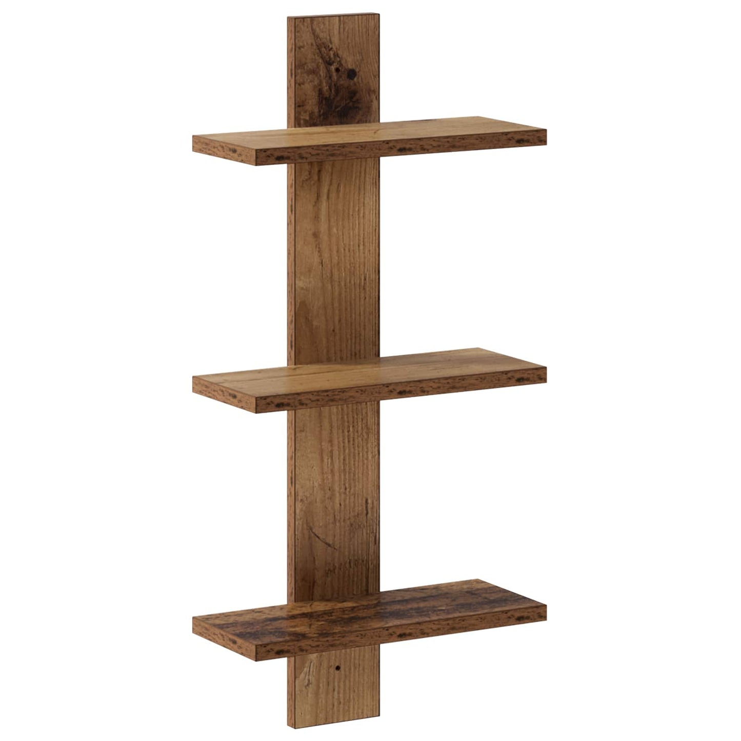 vidaXL Wall Shelf Oak Wood 30 x 13.5 x 64.5 cm Engineered Wood