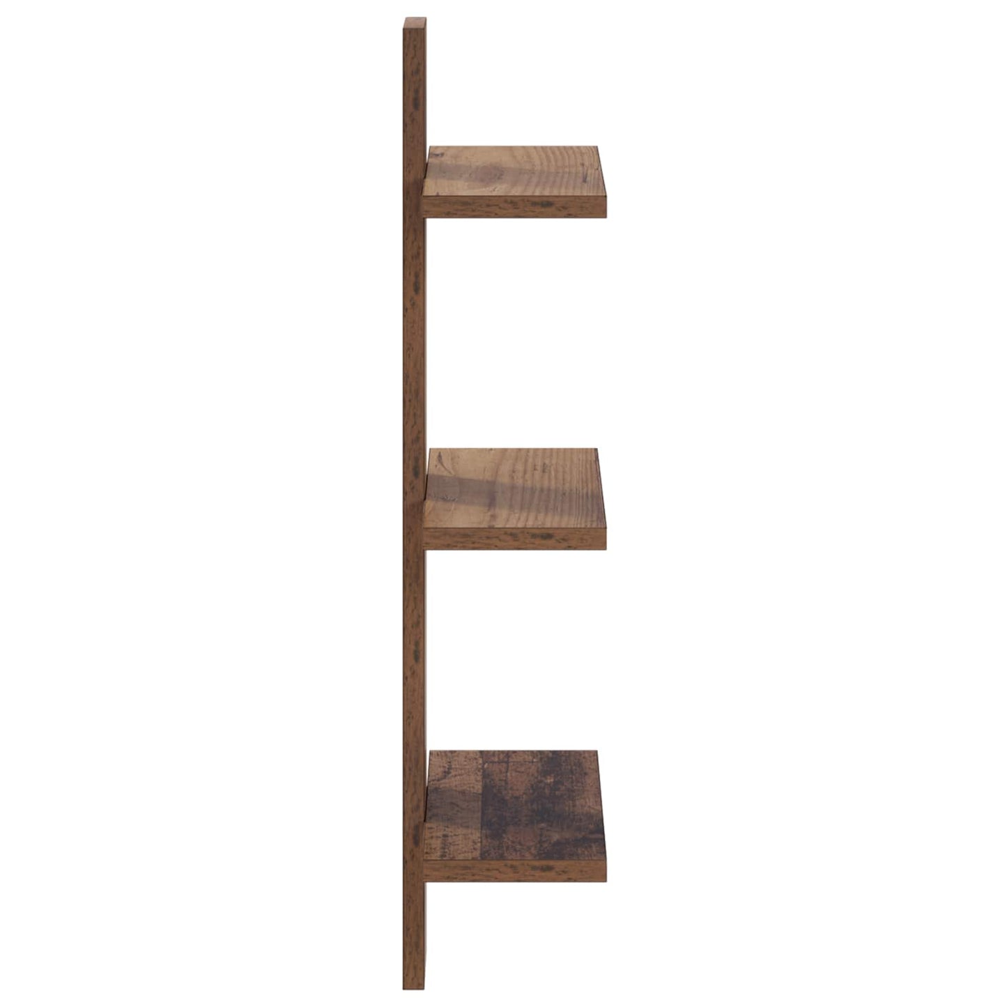 vidaXL Wall Shelf Oak Wood 30 x 13.5 x 64.5 cm Engineered Wood