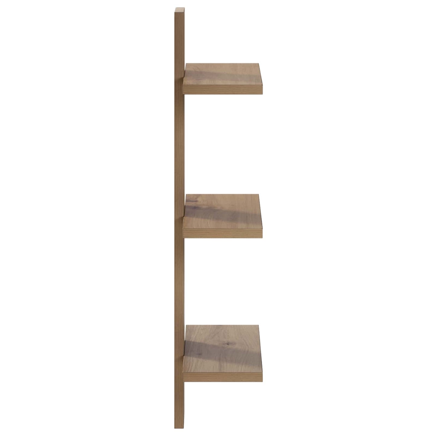 vidaXL Wall Shelf Artisan Oak 30 x 13.5 x 64.5 cm Engineered Wood