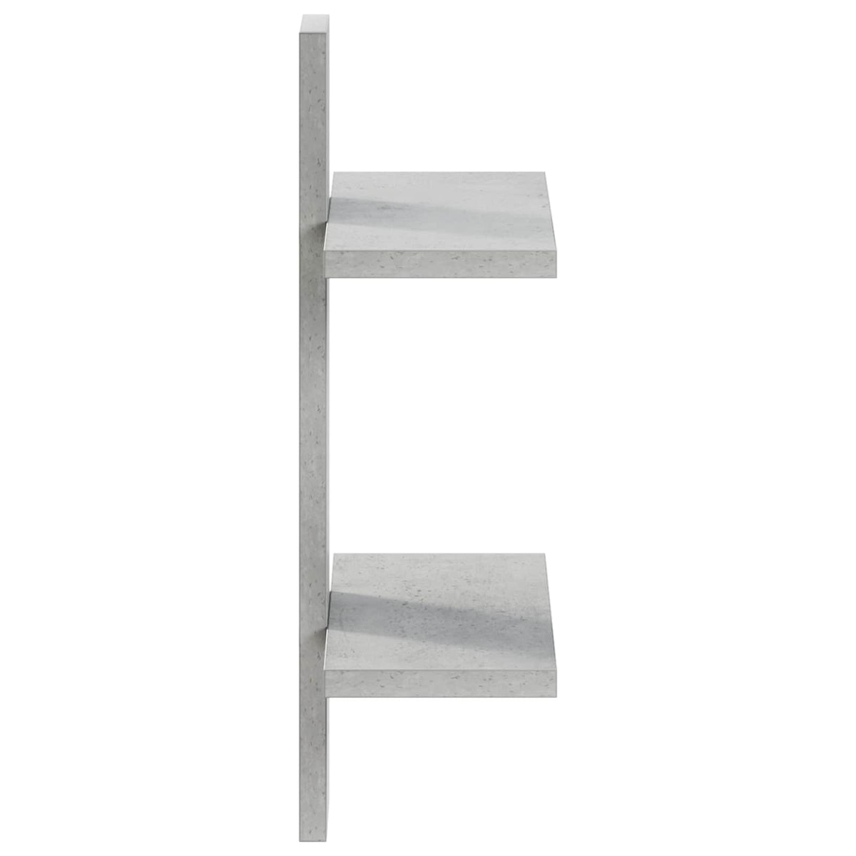 vidaXL Wall Shelf Concrete Grey 30 x 13.5 x 43 cm Engineered Wood