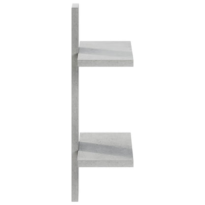 vidaXL Wall Shelf Concrete Grey 30 x 13.5 x 43 cm Engineered Wood