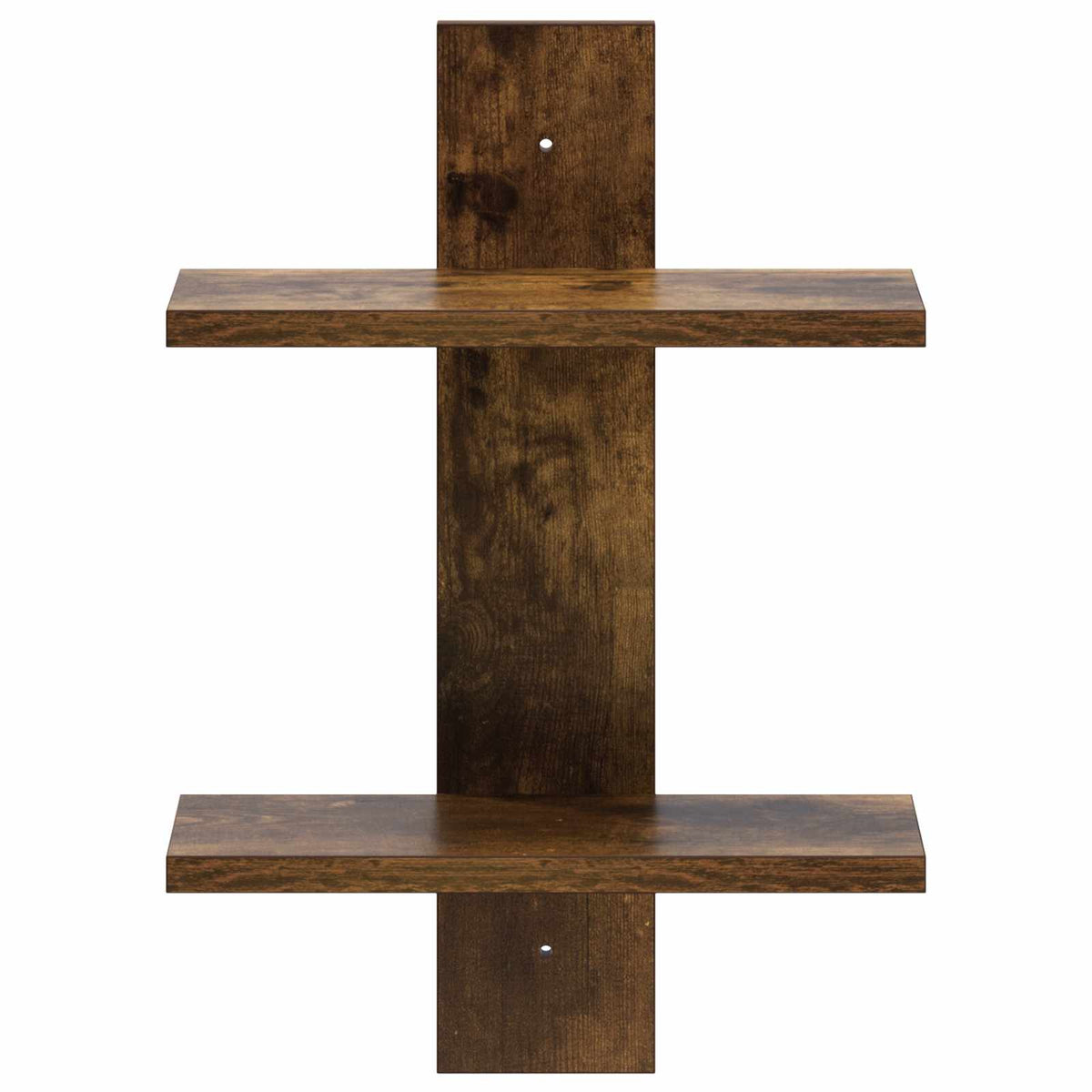 vidaXL Wall Shelf Smoked Oak 30 x 13.5 x 43 cm Engineered Wood