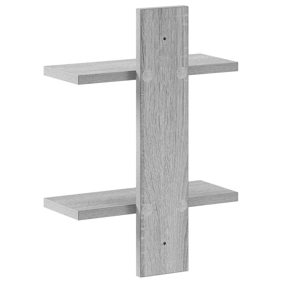 vidaXL Wall Shelf Grey Sonoma 30 x 13.5 x 43 cm Engineered Wood