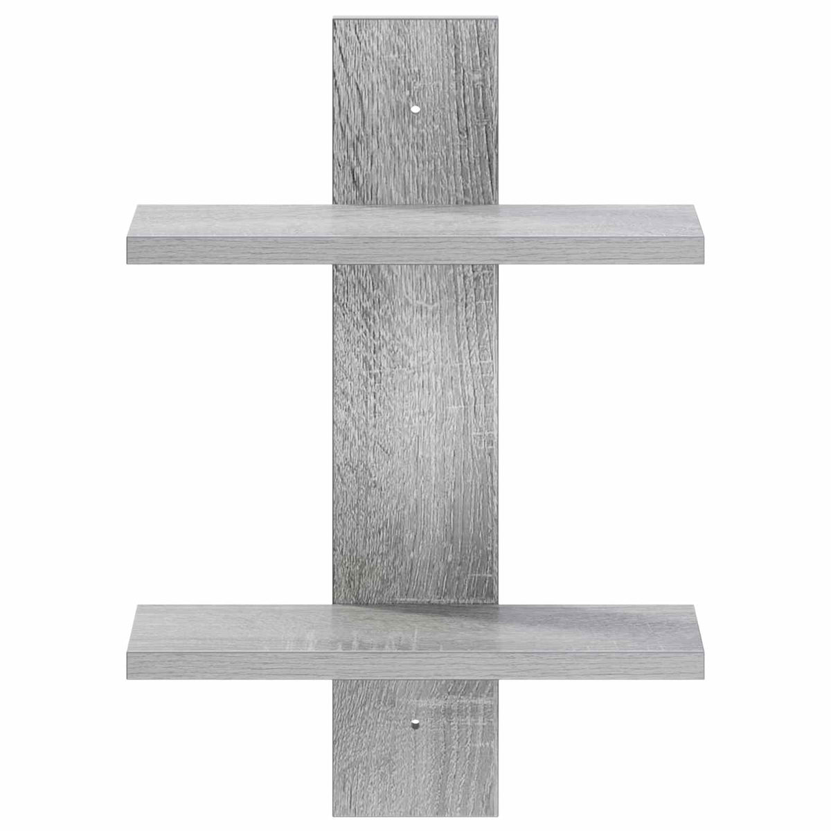 vidaXL Wall Shelf Grey Sonoma 30 x 13.5 x 43 cm Engineered Wood