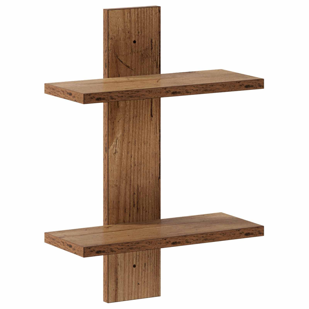 vidaXL Wall Shelf Old Wood 30 x 13.5 x 43 cm Engineered Wood