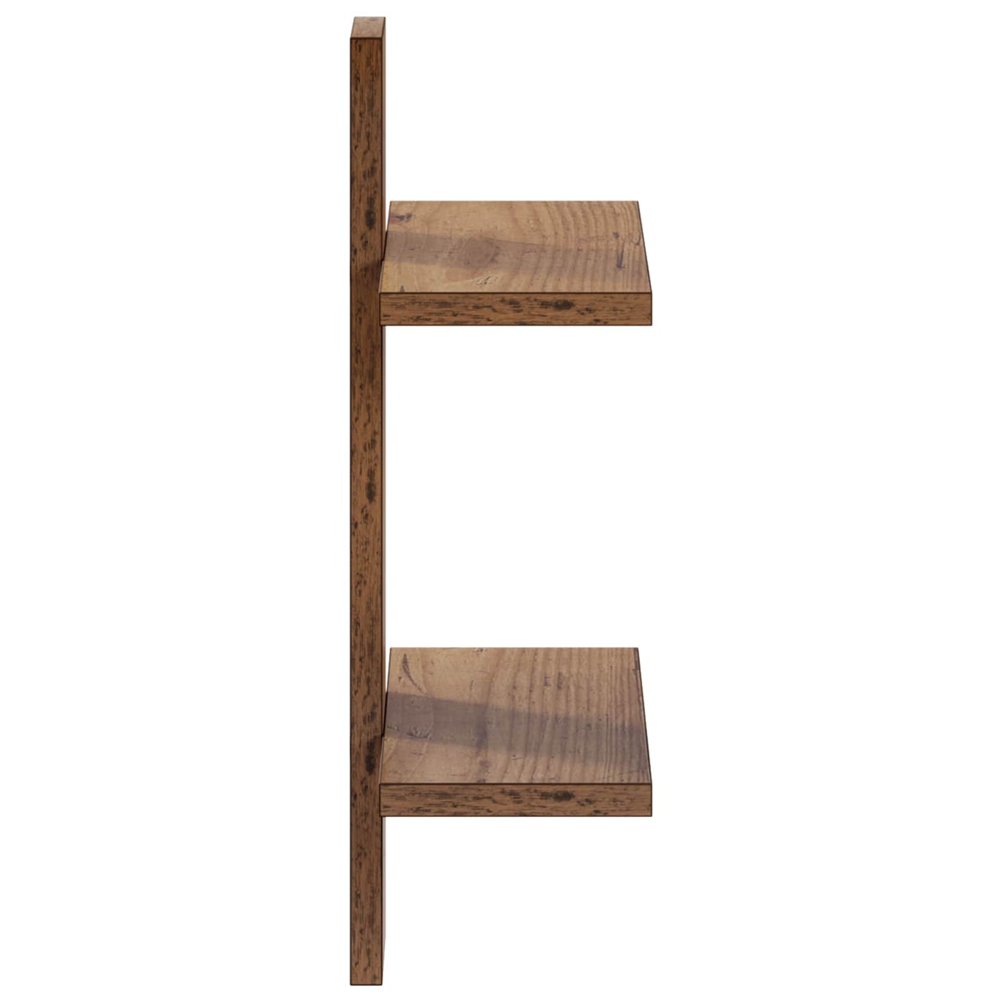 vidaXL Wall Shelf Old Wood 30 x 13.5 x 43 cm Engineered Wood