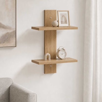 vidaXL Wall Shelf Artisan Oak 30 x 13.5 x 43 cm Engineered Wood