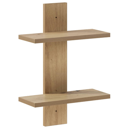 vidaXL Wall Shelf Artisan Oak 30 x 13.5 x 43 cm Engineered Wood