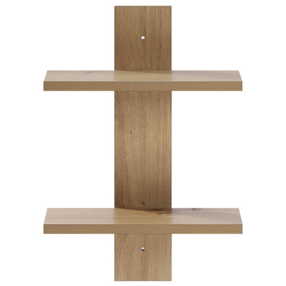 vidaXL Wall Shelf Artisan Oak 30 x 13.5 x 43 cm Engineered Wood