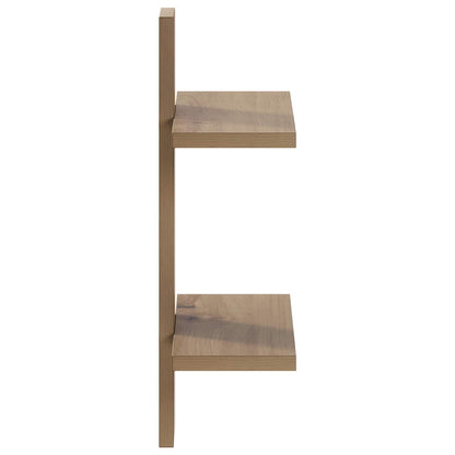 vidaXL Wall Shelf Artisan Oak 30 x 13.5 x 43 cm Engineered Wood