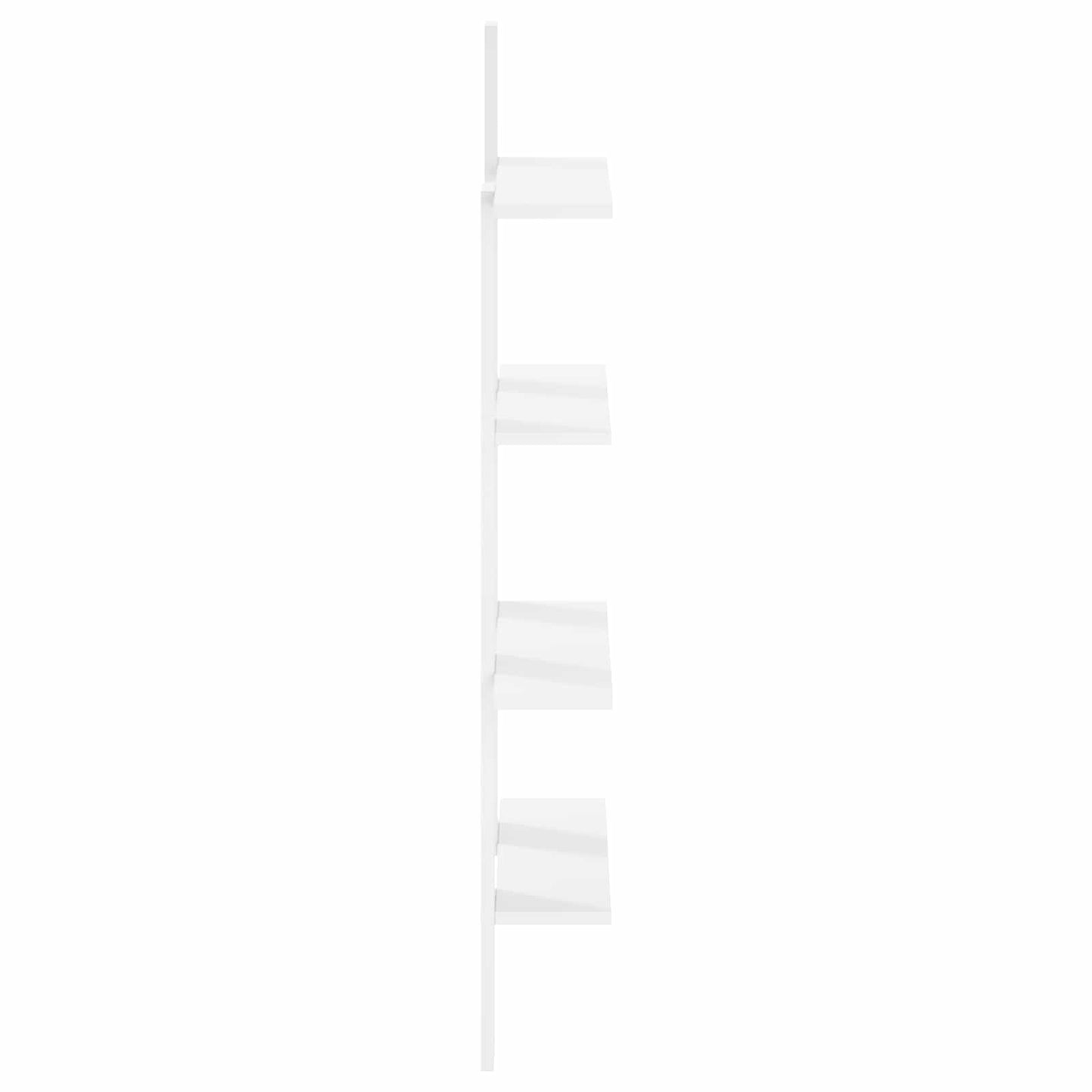 vidaXL Wall Shelf White 61 x 13.5 x 105 cm Engineered Wood