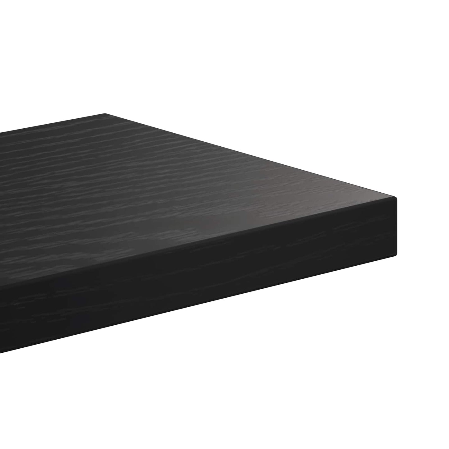 vidaXL Wall Shelf Black Oak 61 x 13.5 x 105 cm Engineered Wood