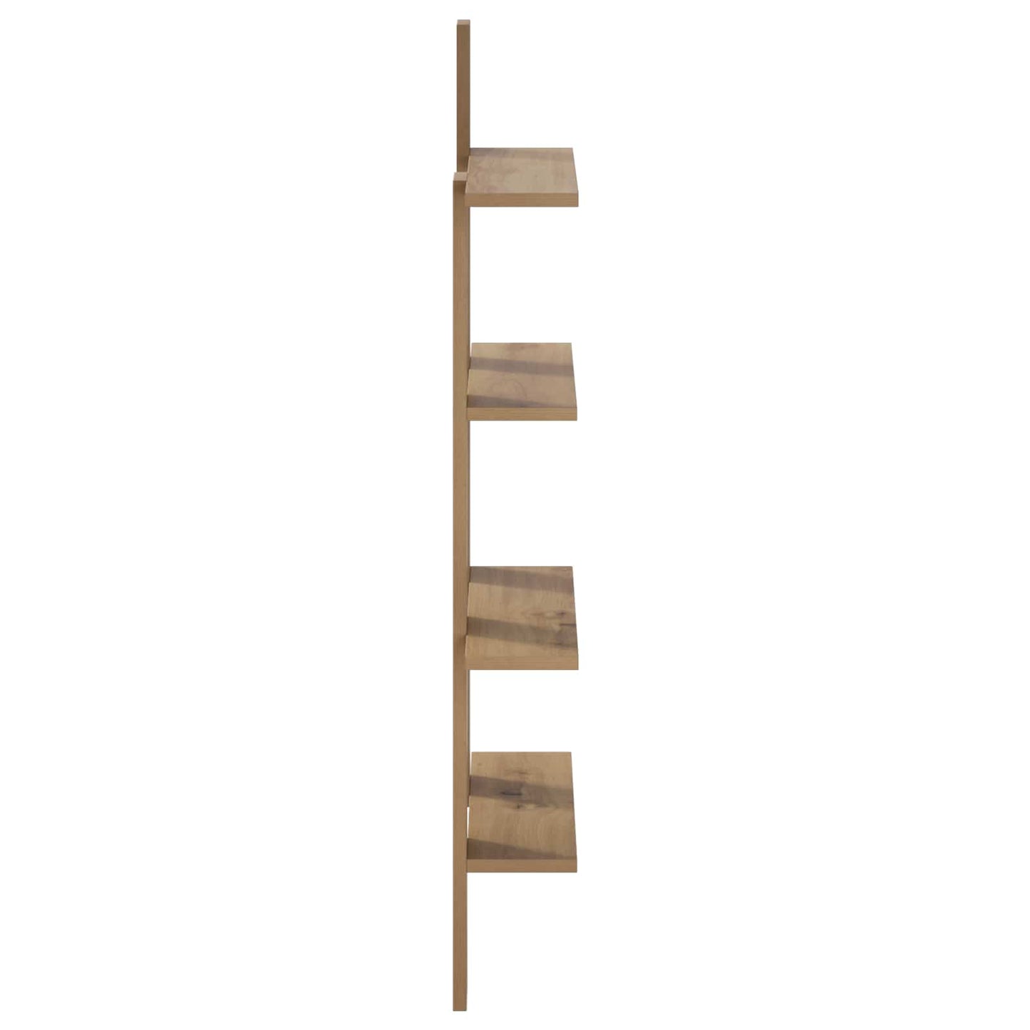 vidaXL Wall Shelf Artisan Oak 61 x 13.5 x 105 cm Engineered Wood