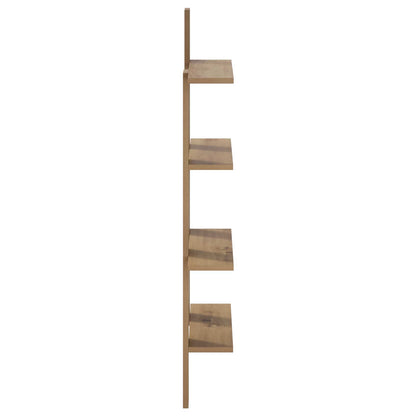 vidaXL Wall Shelf Artisan Oak 61 x 13.5 x 105 cm Engineered Wood