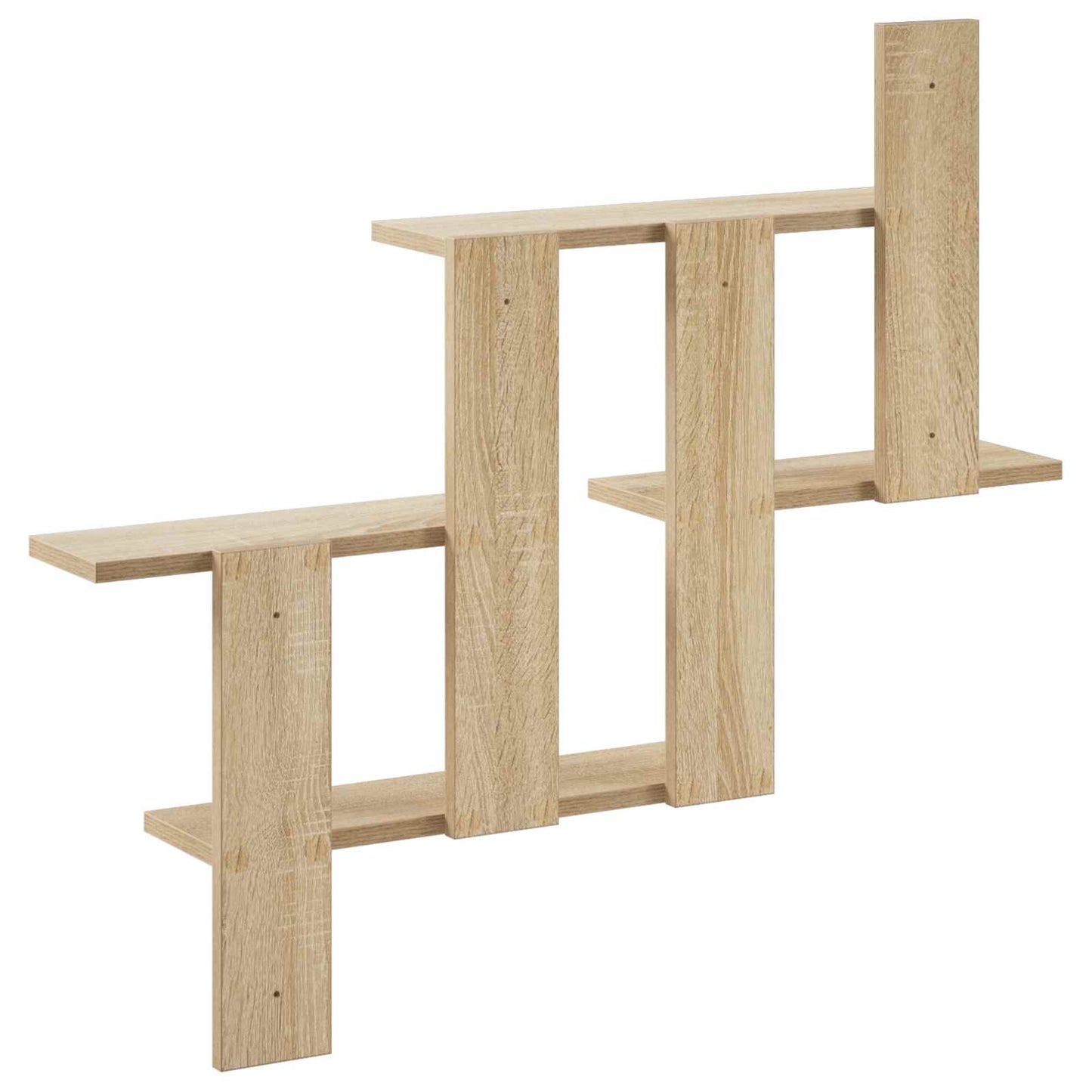 vidaXL Wall Shelf Sonoma Oak 85 x 13.5 x 73.5 cm Engineered Wood