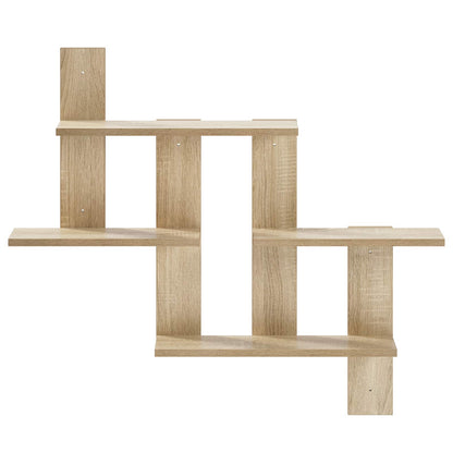 vidaXL Wall Shelf Sonoma Oak 85 x 13.5 x 73.5 cm Engineered Wood