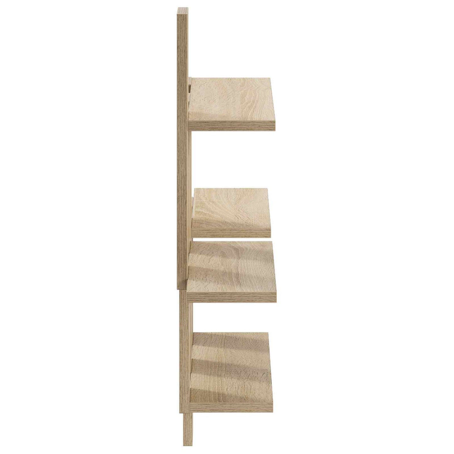 vidaXL Wall Shelf Sonoma Oak 85 x 13.5 x 73.5 cm Engineered Wood