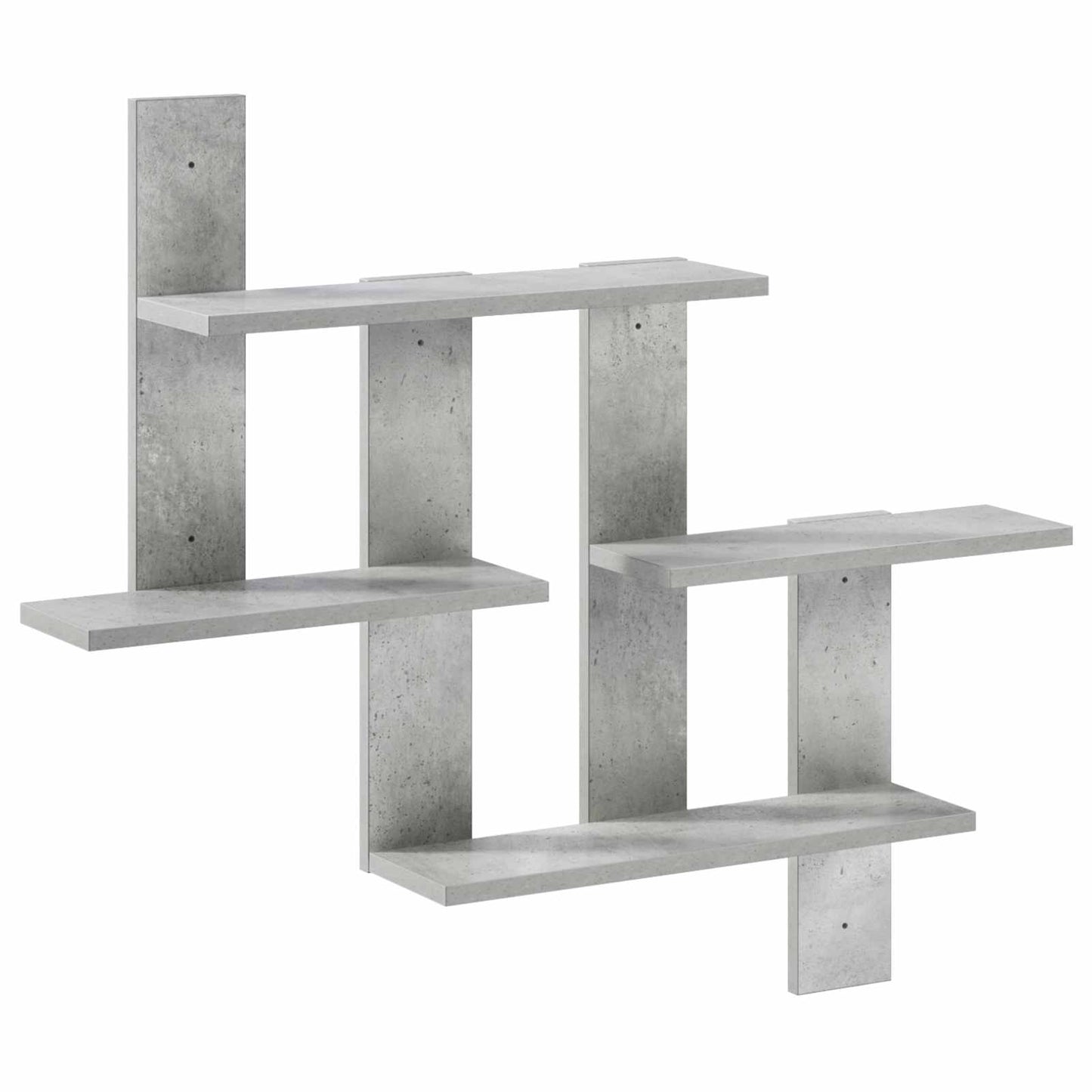 vidaXL Wall Shelf Concrete Grey 85 x 13.5 x 73.5 cm Engineered Wood