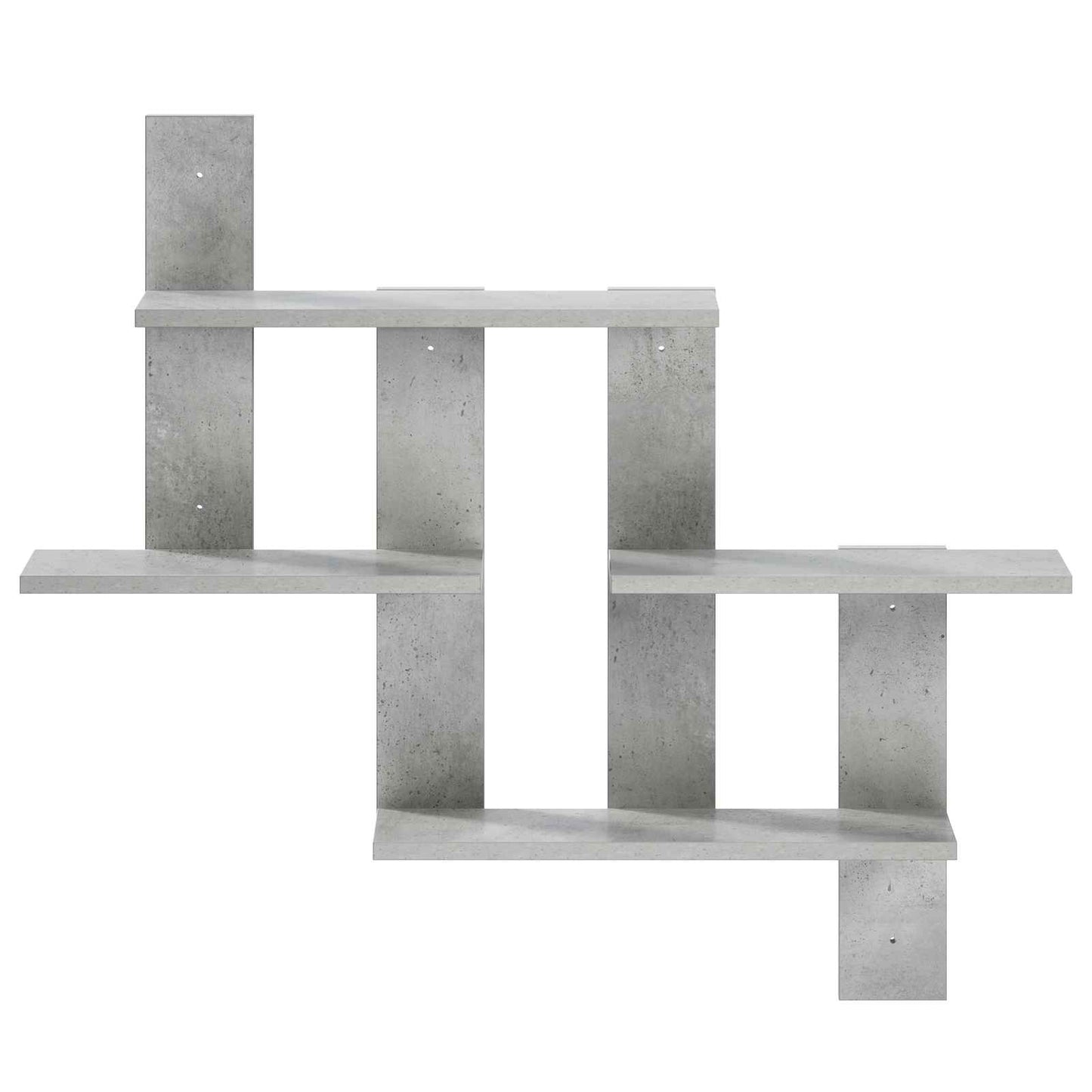vidaXL Wall Shelf Concrete Grey 85 x 13.5 x 73.5 cm Engineered Wood