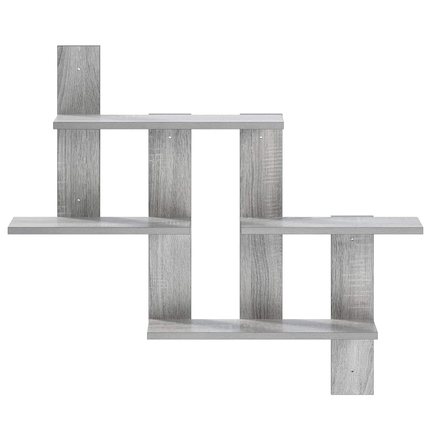 vidaXL Wall Shelf Grey Sonoma 85 x 13.5 x 73.5 cm Engineered Wood