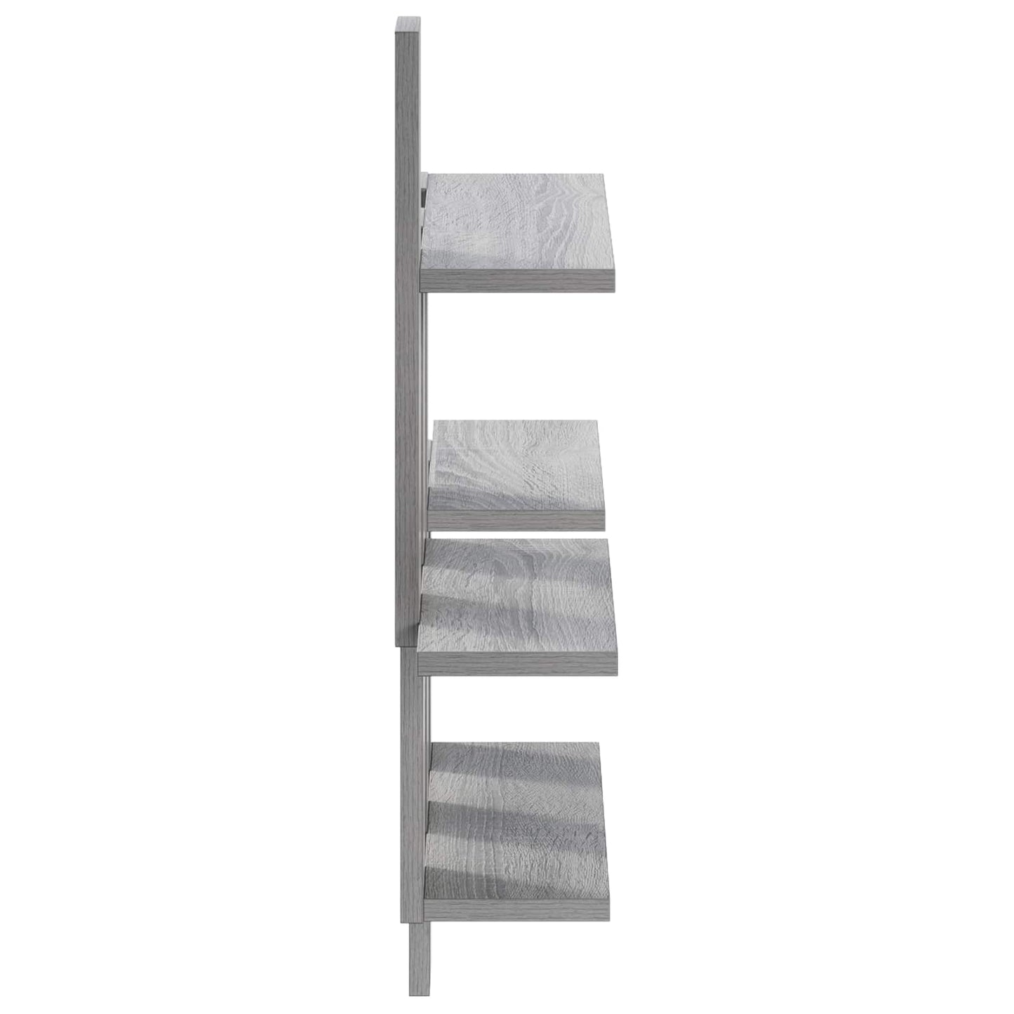 vidaXL Wall Shelf Grey Sonoma 85 x 13.5 x 73.5 cm Engineered Wood