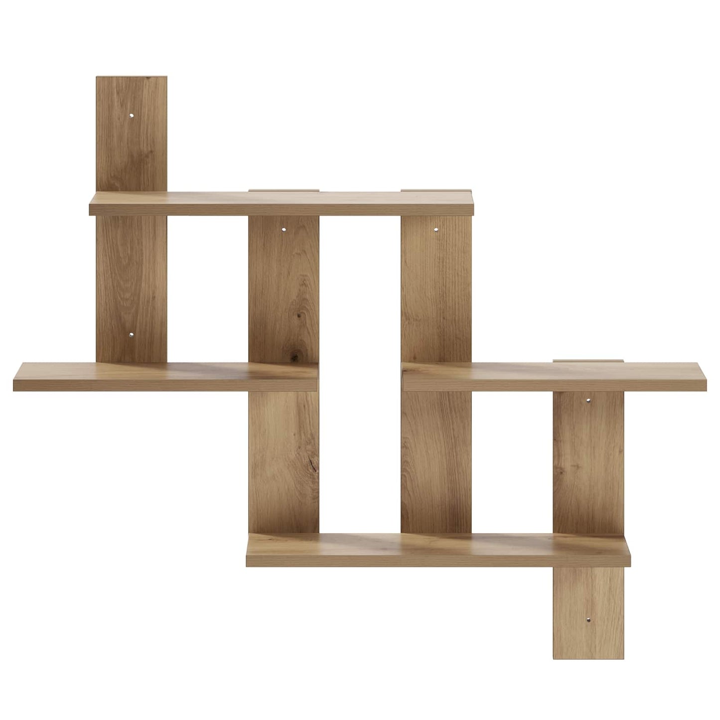 vidaXL Wall Shelf Artisan Oak 85 x 13.5 x 73.5 cm Engineered Wood