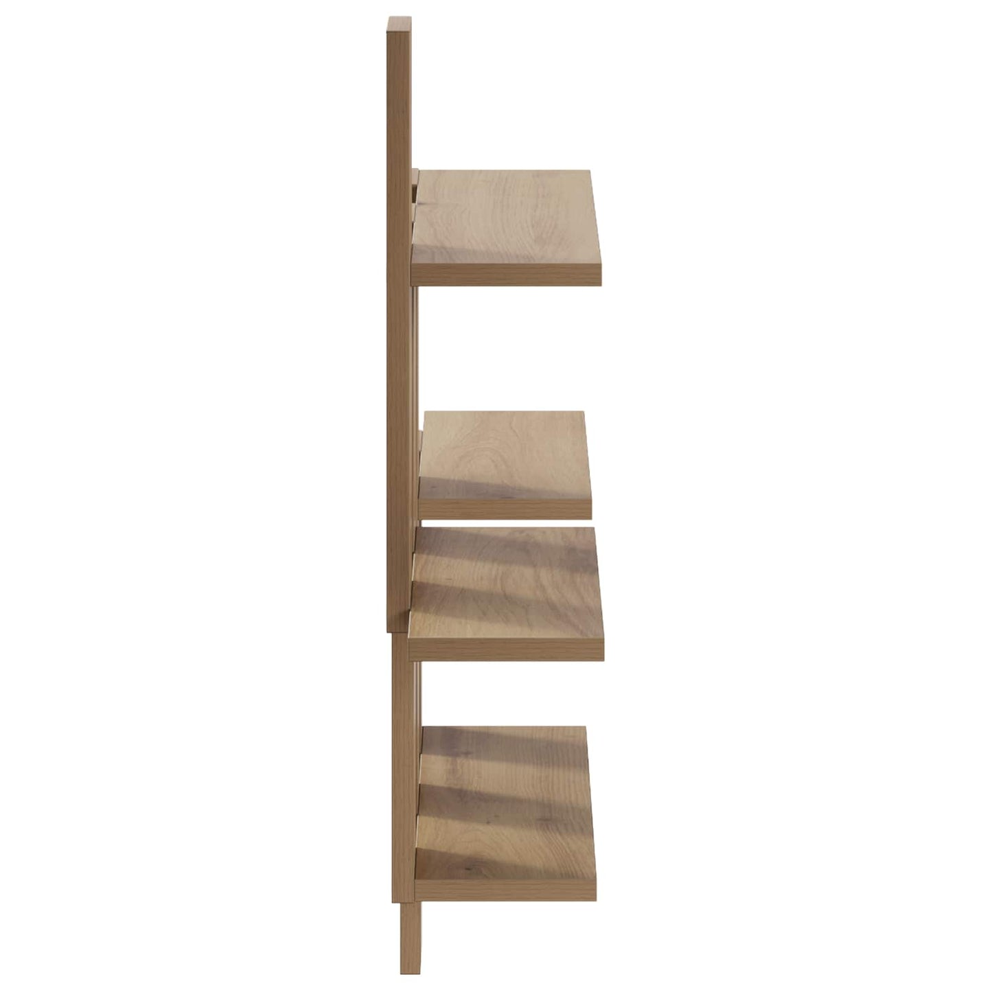 vidaXL Wall Shelf Artisan Oak 85 x 13.5 x 73.5 cm Engineered Wood