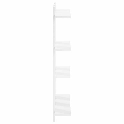vidaXL Wall Shelf White 61 x 13.5 x 88 cm Engineered Wood