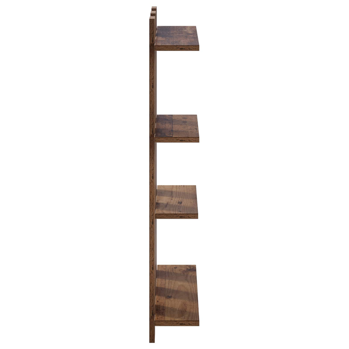 vidaXL Wall Shelf Old Wood 61 x 13.5 x 88 cm Engineered Wood