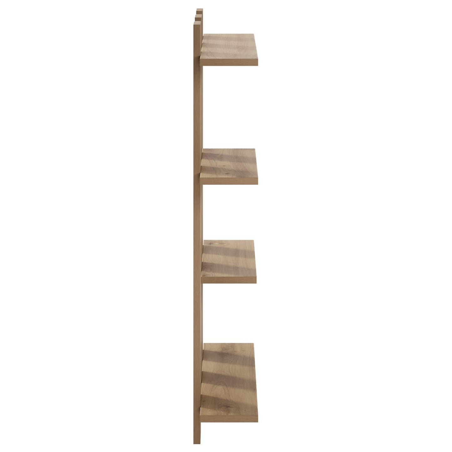 vidaXL Wall Shelf Artisan Oak 61 x 13.5 x 88 cm Engineered Wood