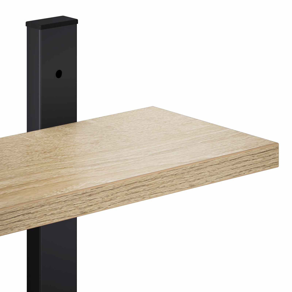 vidaXL Wall Shelf Sonoma Oak 102 x 13.5 x 102 cm Engineered Wood