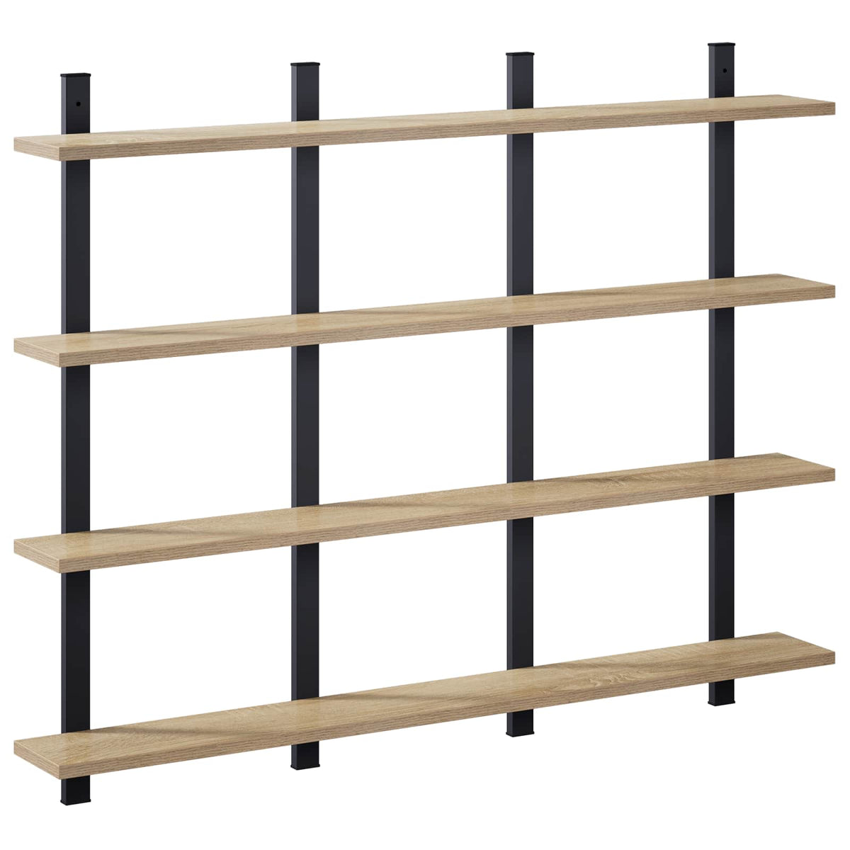 vidaXL Wall Shelf Sonoma Oak 102 x 13.5 x 80 cm Engineered Wood
