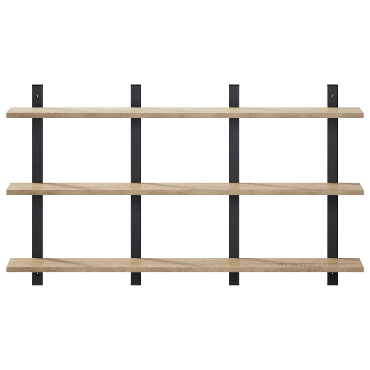 vidaXL Wall Shelf Sonoma Oak 102 x 13.5 x 58 cm Engineered Wood