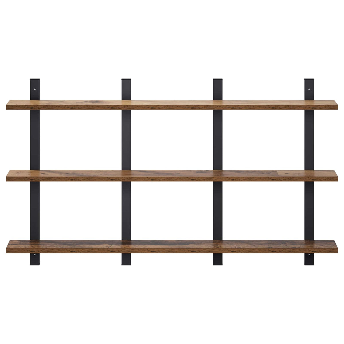vidaXL Wall Shelf Old Wood 102 x 13.5 x 58 cm Engineered Wood