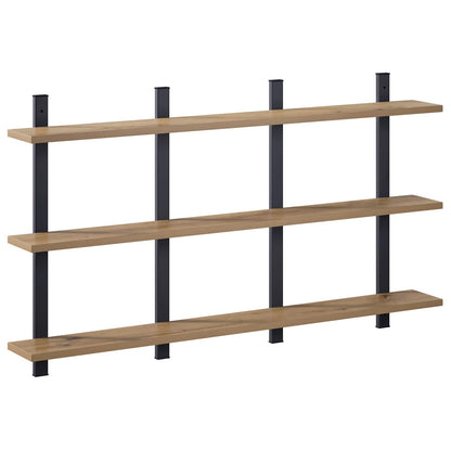 vidaXL Wall Shelf Artisan Oak 102 x 13.5 x 58 cm Engineered Wood