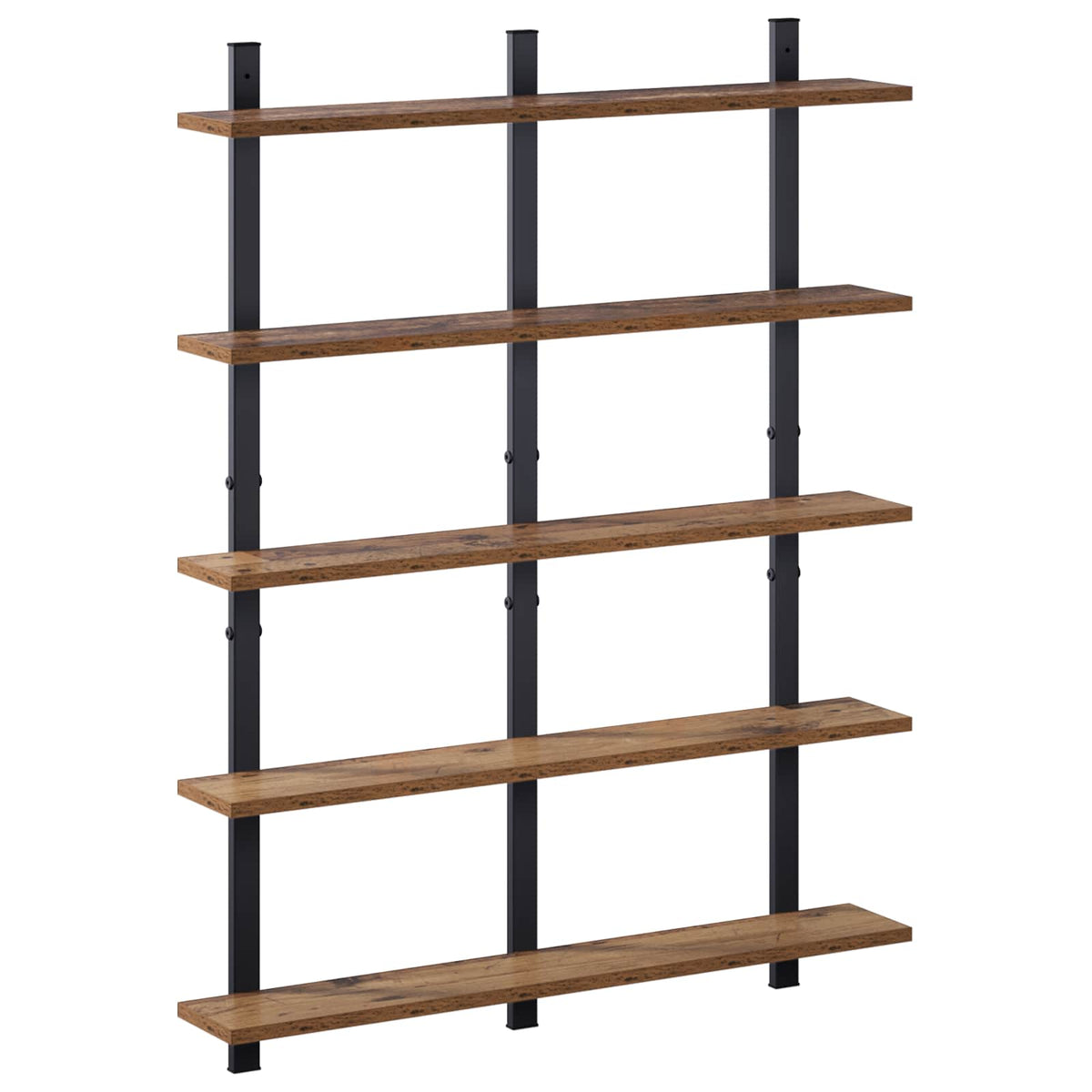 vidaXL Wall Shelf Old Wood 79.5 x 13.5 x 102 cm Engineered Wood